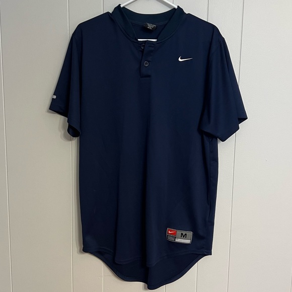 Nike Dri fit short sleeve navy blue size‎ M - Picture 1 of 5